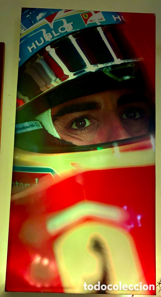 Coleccionismo deportivo: FERNANDO ALONSO RETROILUMINADA - Foto 10