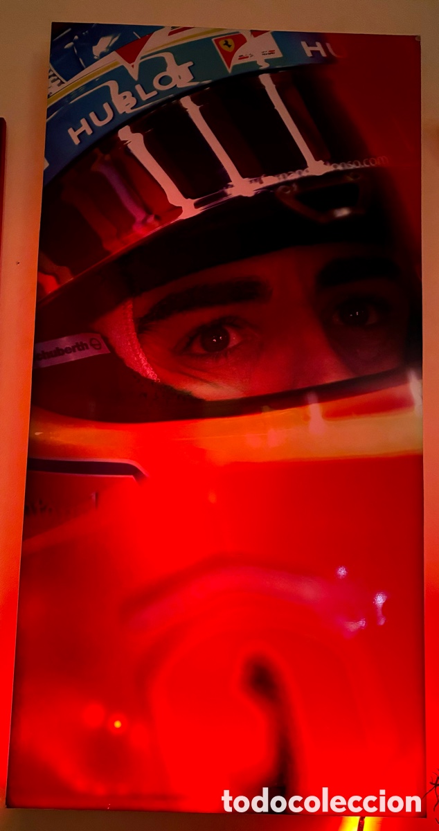 Coleccionismo deportivo: FERNANDO ALONSO RETROILUMINADA - Foto 11