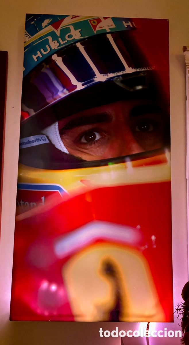 Coleccionismo deportivo: FERNANDO ALONSO RETROILUMINADA - Foto 12