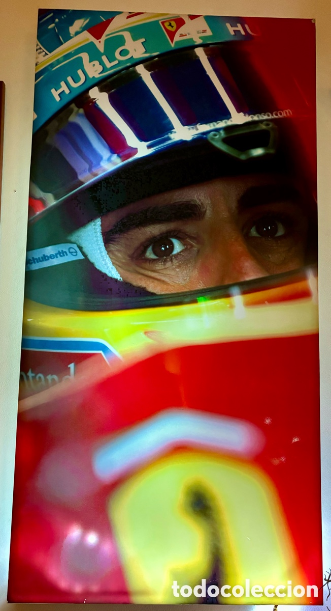 Coleccionismo deportivo: FERNANDO ALONSO RETROILUMINADA - Foto 13