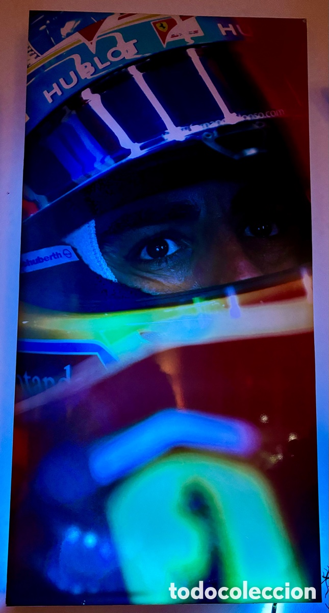 Coleccionismo deportivo: FERNANDO ALONSO RETROILUMINADA - Foto 16