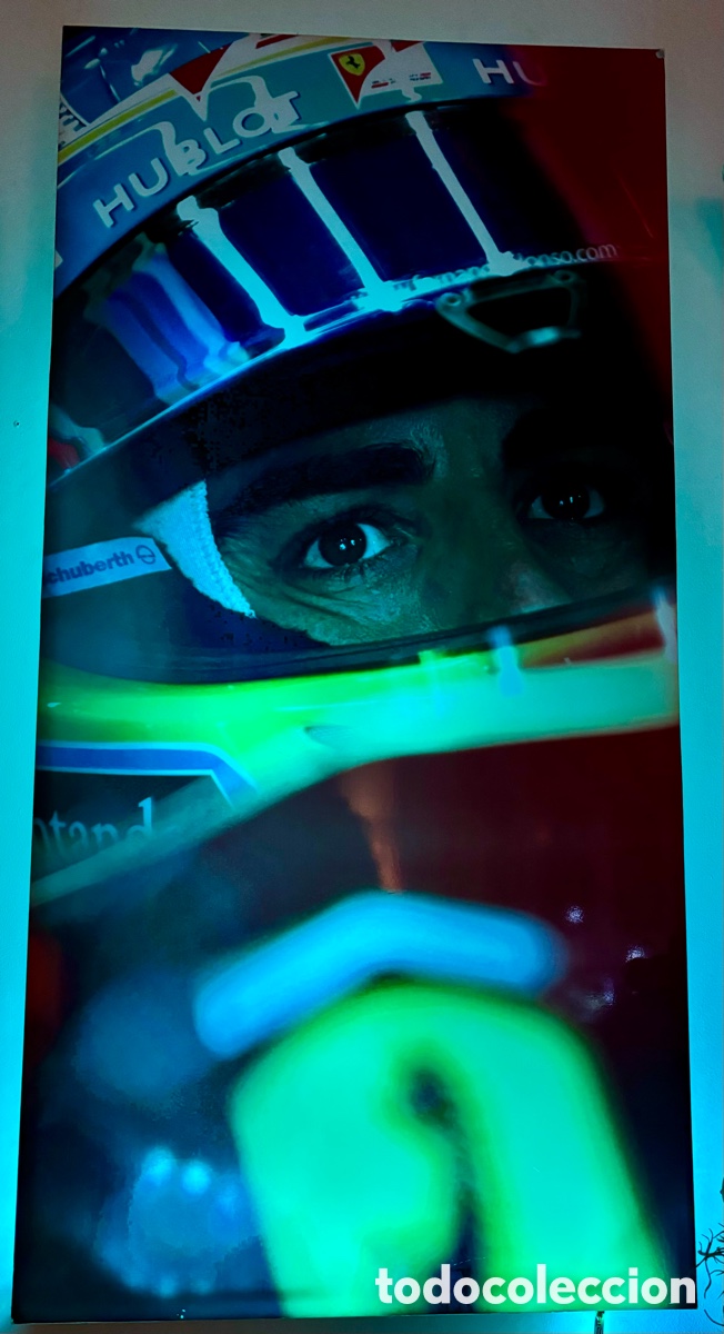 Coleccionismo deportivo: FERNANDO ALONSO RETROILUMINADA - Foto 17