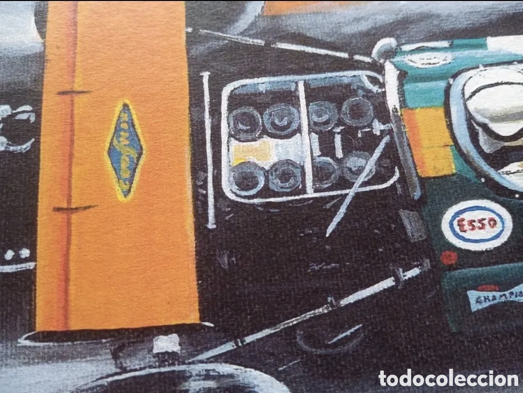 Coleccionismo deportivo: Litografia Jack Brabham - Brabham BT33 38X30 - Foto 7