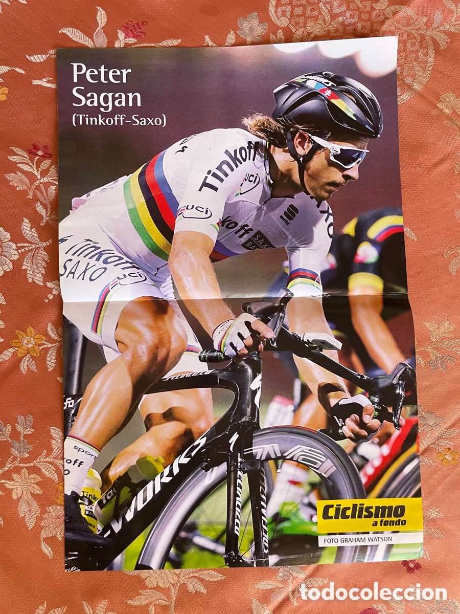 Coleccionismo deportivo: P&oacute;ster de ciclismo / Peter Sagan - Foto 1