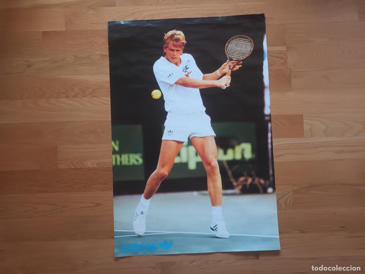 Coleccionismo deportivo: CARTEL POSTER PUBLICIDAD ADIDAS TENIS STEFAN EDBERG. RETRO VINTAGE