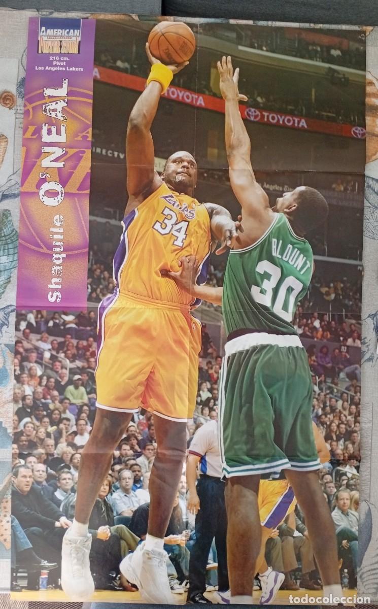 Coleccionismo deportivo: 9 x P&oacute;ster Baloncesto NBA American Superbasket Story 90x54 cm