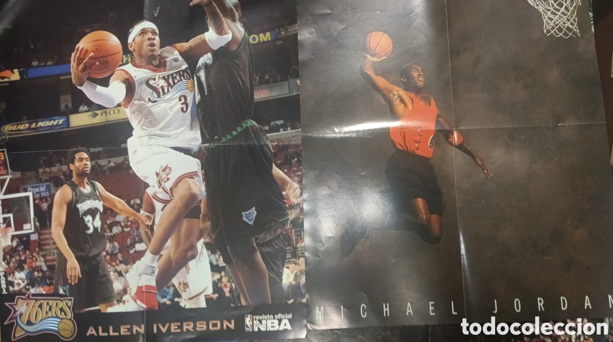 Coleccionismo deportivo: GRAN LOTE POSTERS NBA