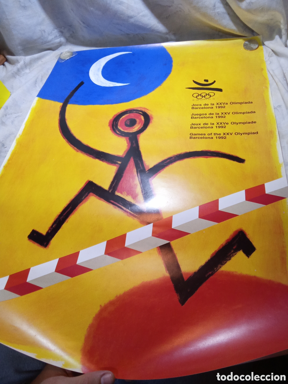 Coleccionismo deportivo: CARTEL DE LOS JUEGOS DE LA XXV OLIMP&Iacute;ADA, BARCELONA 1992