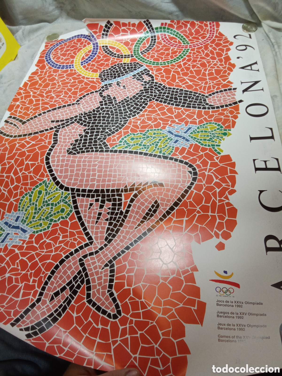 Coleccionismo deportivo: CARTEL DE LOS JUEGOS DE LA XXV OLIMP&Iacute;ADA, BARCELONA 1992