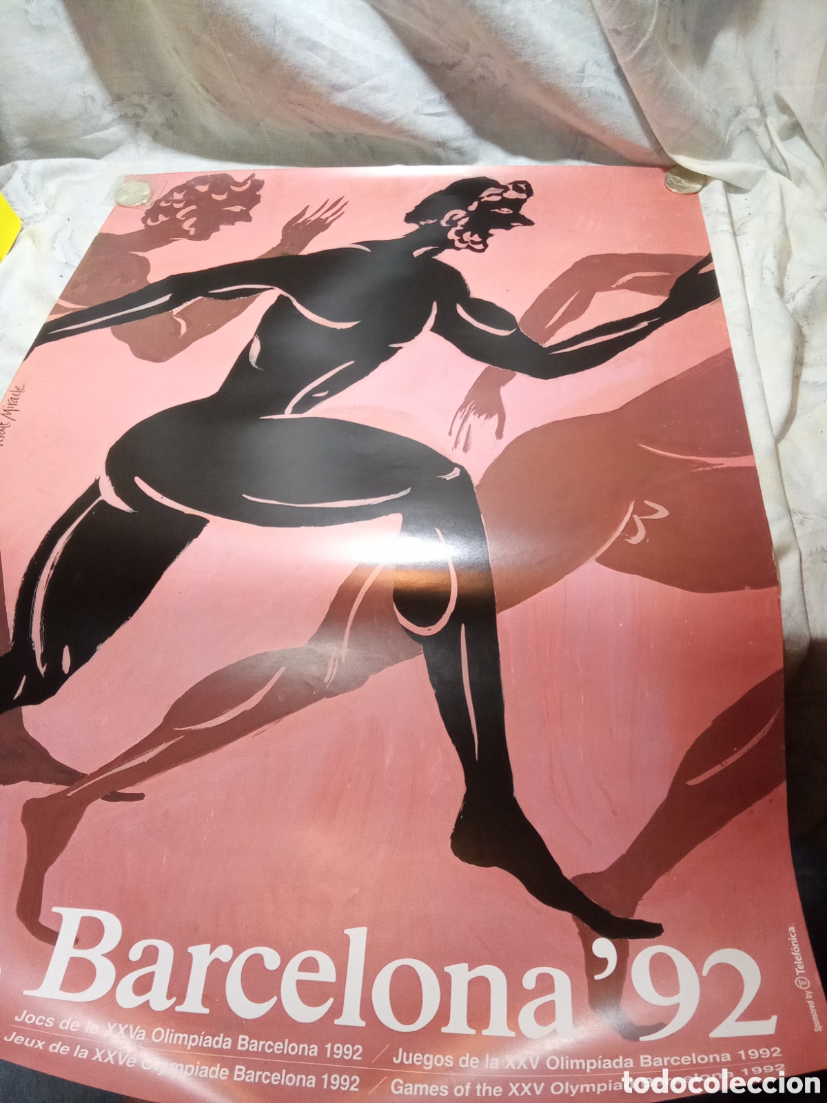 Coleccionismo deportivo: CARTEL DE LOS JUEGOS DE LA XXV OLIMP&Iacute;ADA, BARCELONA 1992