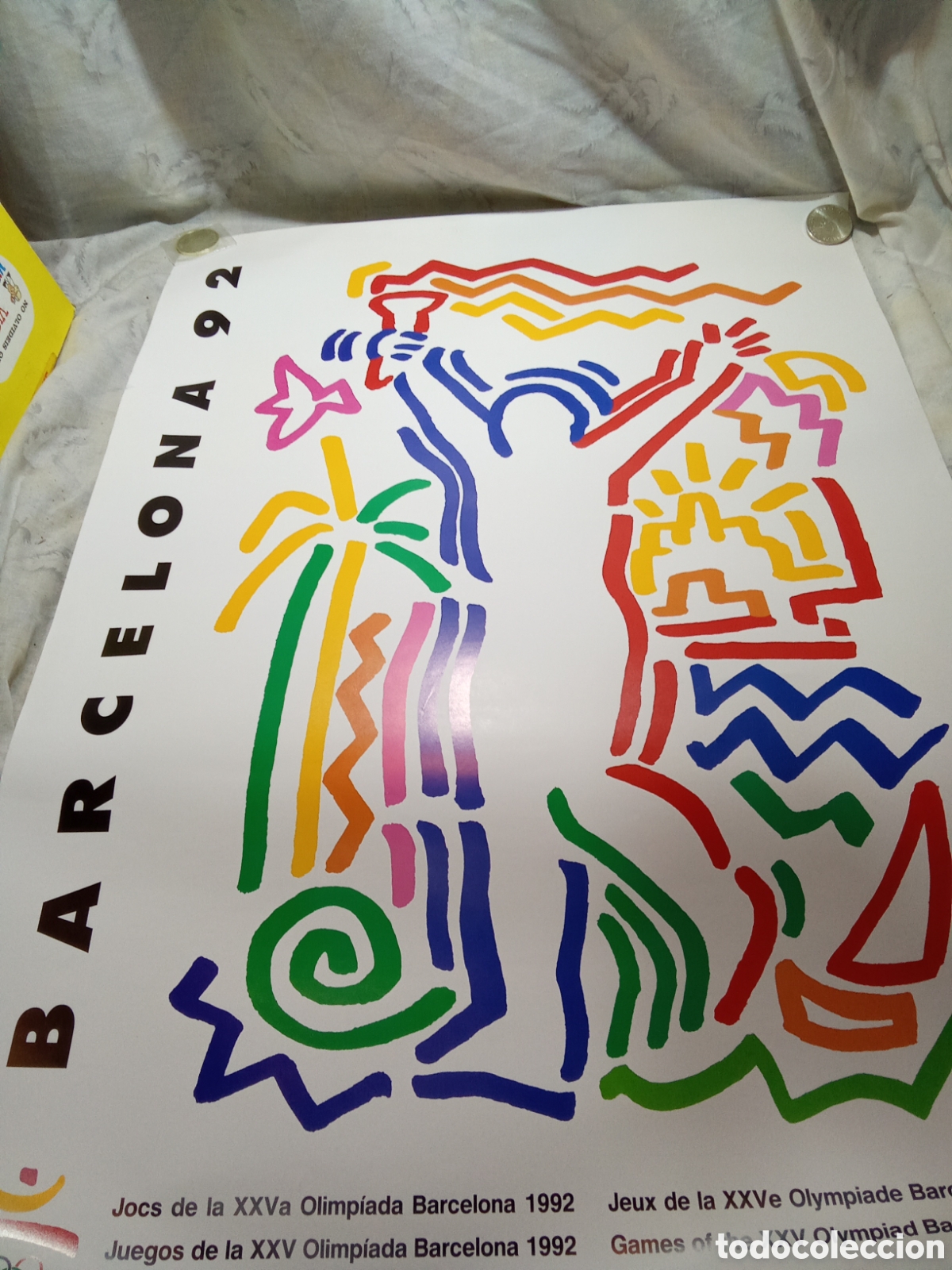 Coleccionismo deportivo: CARTEL DE LOS JUEGOS DE LA XXV OLIMP&Iacute;ADA, BARCELONA 1992