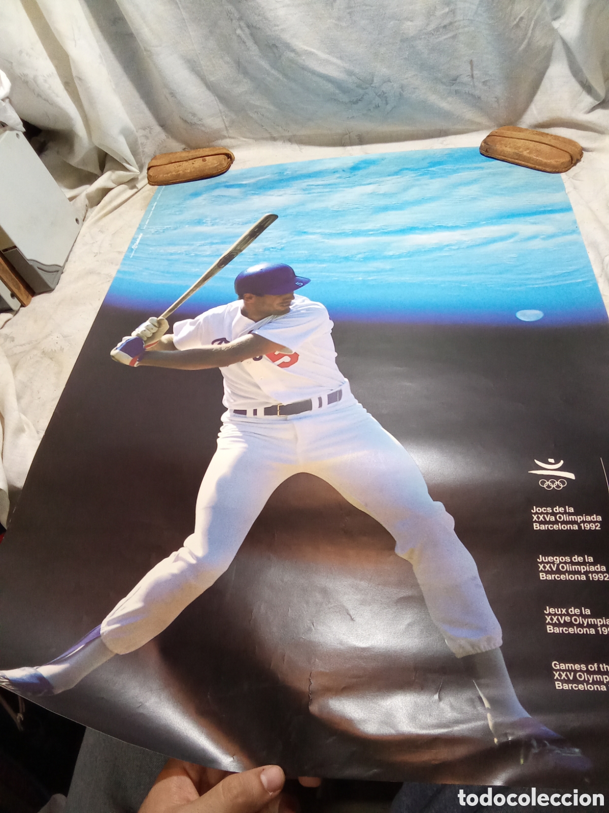 Coleccionismo deportivo: CARTEL DE LOS JUEGOS DE LA XXV OLIMP&Iacute;ADA, BARCELONA 1992