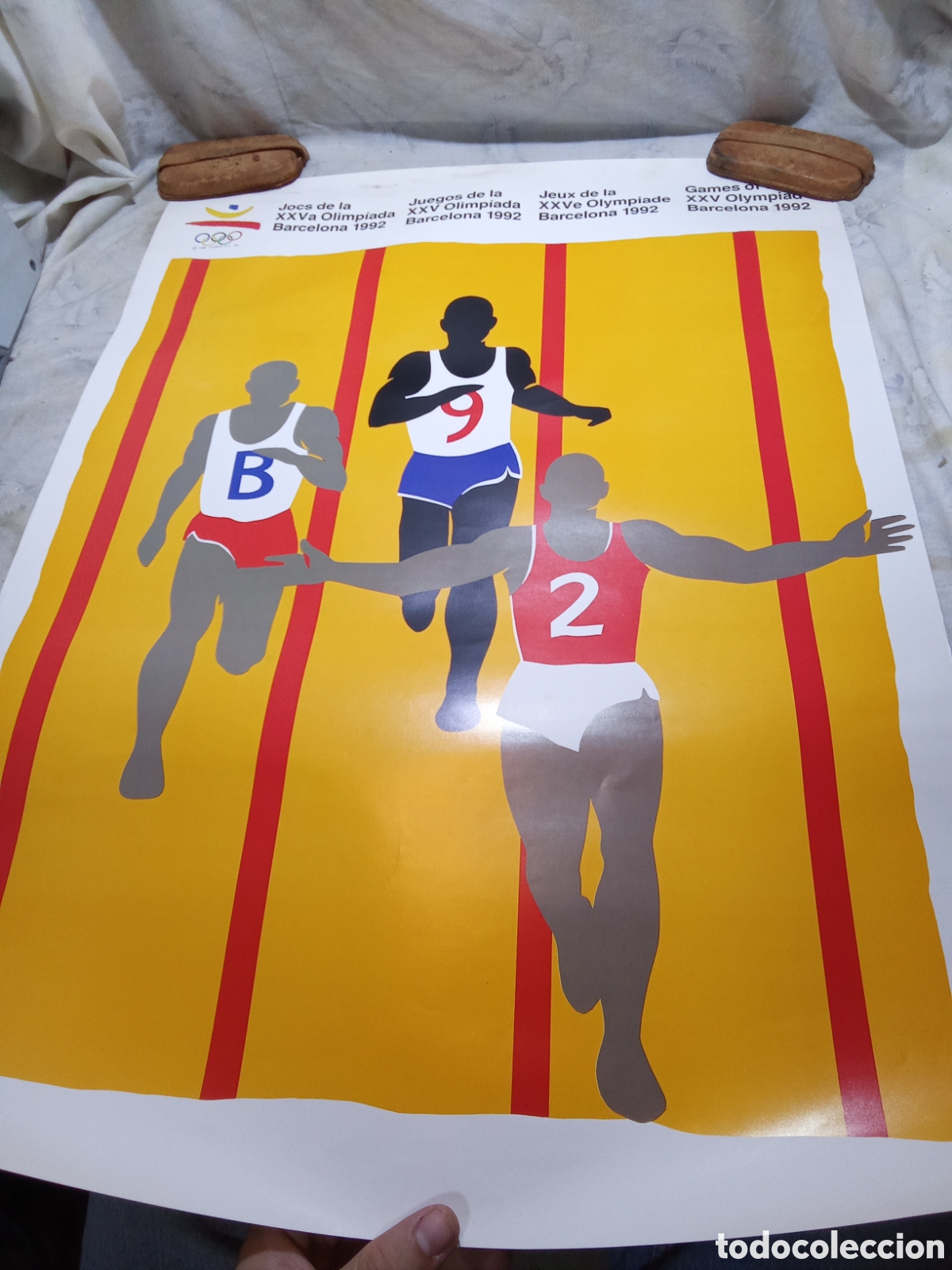 Coleccionismo deportivo: CARTEL DE LOS JUEGOS DE LA XXV OLIMP&Iacute;ADA, BARCELONA 1992