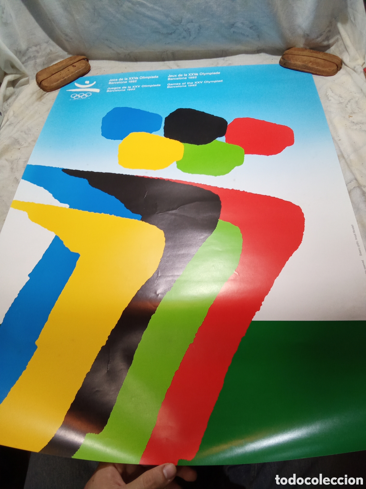 Coleccionismo deportivo: CARTEL DE LOS JUEGOS DE LA XXV OLIMP&Iacute;ADA, BARCELONA 1992