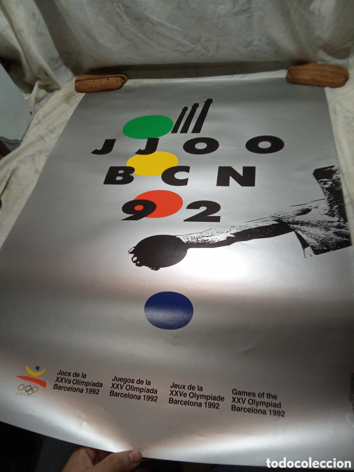 Coleccionismo deportivo: CARTEL DE LOS JUEGOS DE LA XXV OLIMP&Iacute;ADA, BARCELONA 1992