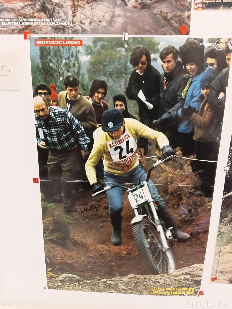 Coleccionismo deportivo: Poster de trial . IGNACIO BULTO . - Foto 1