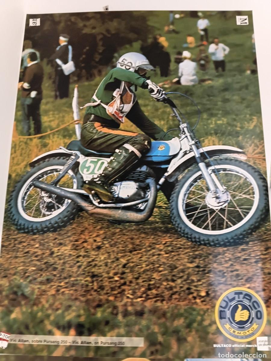 Coleccionismo deportivo: Poster Motocross VIC ALLAN .