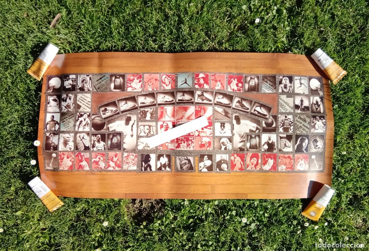 Coleccionismo deportivo: POSTER CARTEL MICHAEL JORDAN NBA ZAPATILLAS SHOES NIKE AIR JORDAN 1985 1993 NIKETOWN 89x44 CMS