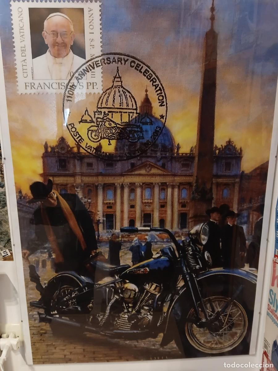Coleccionismo deportivo: Poster de moto . CITTA del VATICANO .