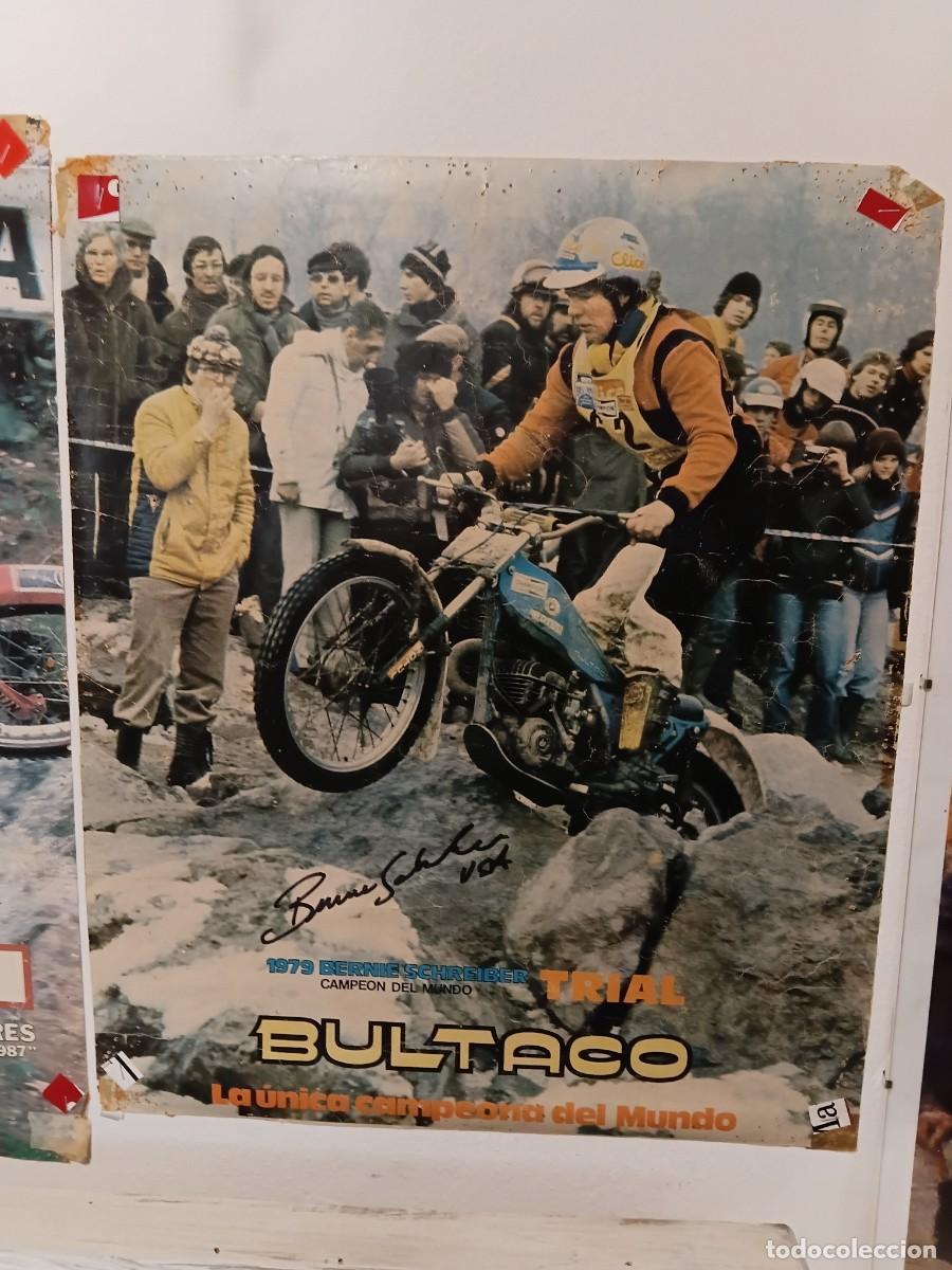 Coleccionismo deportivo: Poster de moto. BULTACO : BERNIE SCREIBER :