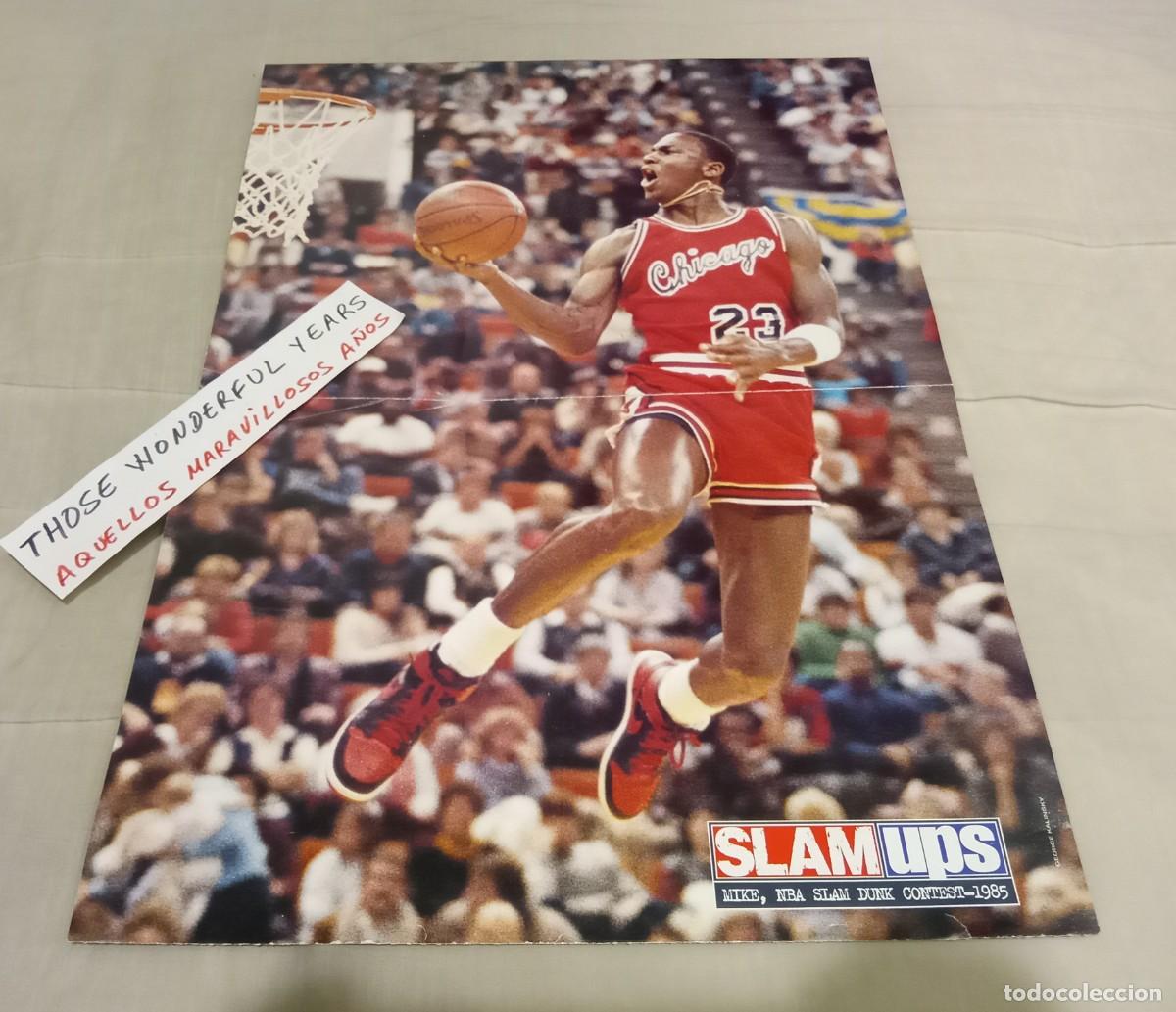 Coleccionismo deportivo: POSTER CARTEL NBA MICHAEL JORDAN JULIUS ERVING SLAM UPS REVISTA SLAM MAGAZINE USA 2000s