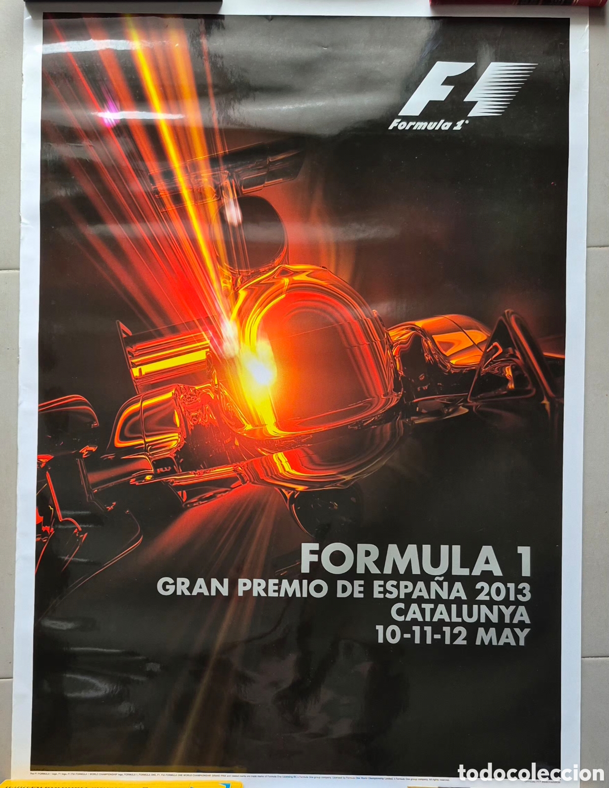 Coleccionismo deportivo: CARTEL, P&Oacute;STER OFICIAL DEL GRAN PREMIO DE ESPA&Ntilde;A DE FORMULA 1 de 2013 CIRCUIT DE CATALUNYA, MONTMEL&Oacute;