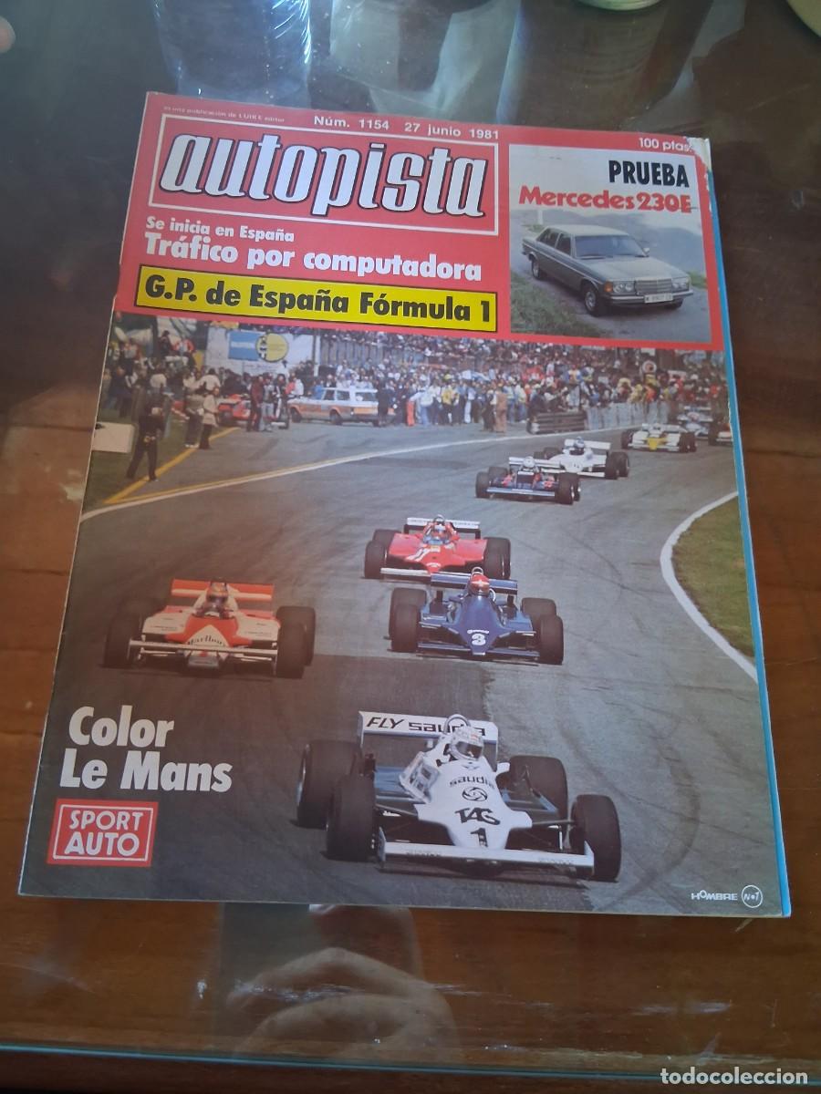 Coleccionismo deportivo: Revista coche autopista 1154 Mercedes 230 E 24 horas de Le Mans