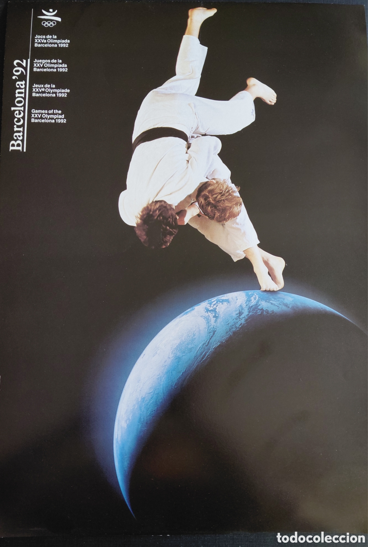 Coleccionismo deportivo: POSTER CARTEL OFICIAL JUEGOS OLIMPICOS BARCELONA 92- JUDO- NASA- TELEFONICA