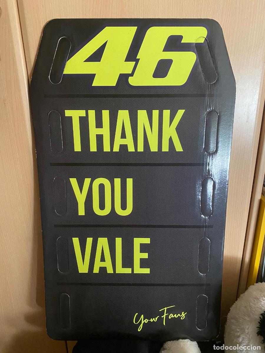 Coleccionismo deportivo: Cartel despedida Valentino Rossi 2021