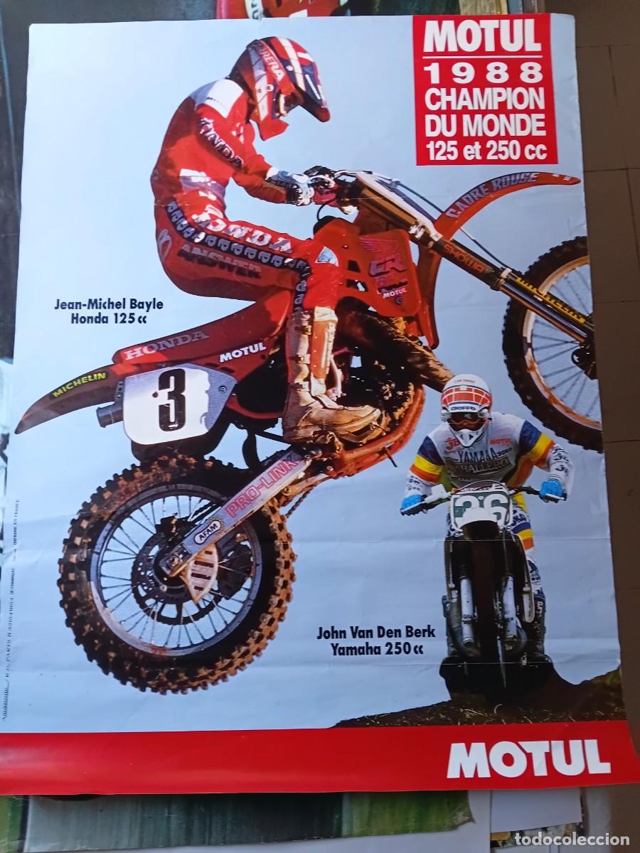Coleccionismo deportivo: Poster moto .MOTUL .Campeonato del mundo de motocros .