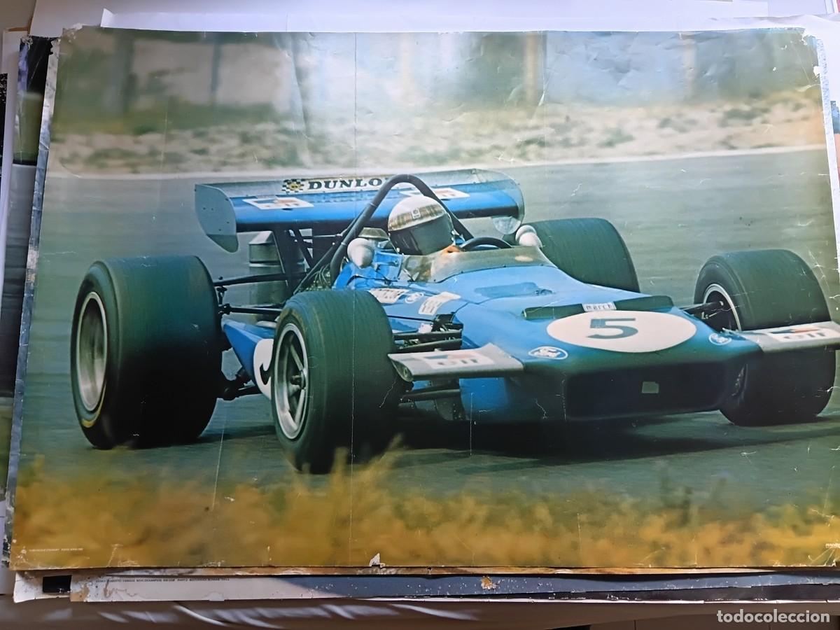 Coleccionismo deportivo: Poster FORMULA 1 .JACKIE STEWART : FORD _ DUNLOP .