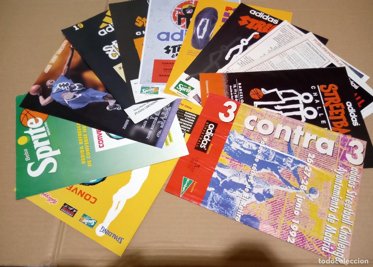 Coleccionismo deportivo: ANUNCIO PUBLICIDAD HOJA REVISTA ADIDAS CONVERSE 3X3 CHALLENGE 1990s ALBERTO HERREROS KOBE BRYANT SET