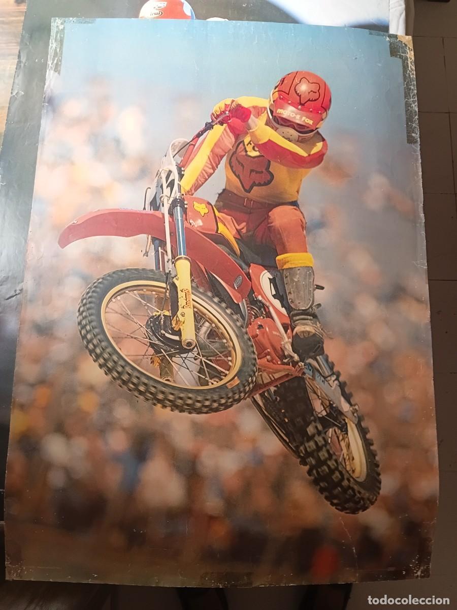 Coleccionismo deportivo: Poster de moto . MAICO . USA .