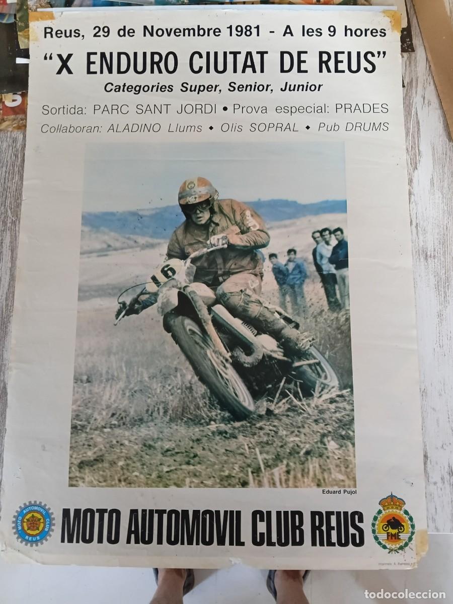 Coleccionismo deportivo: Poster de moto . MOTO AUTOMOVIL CLUB DE REUS .