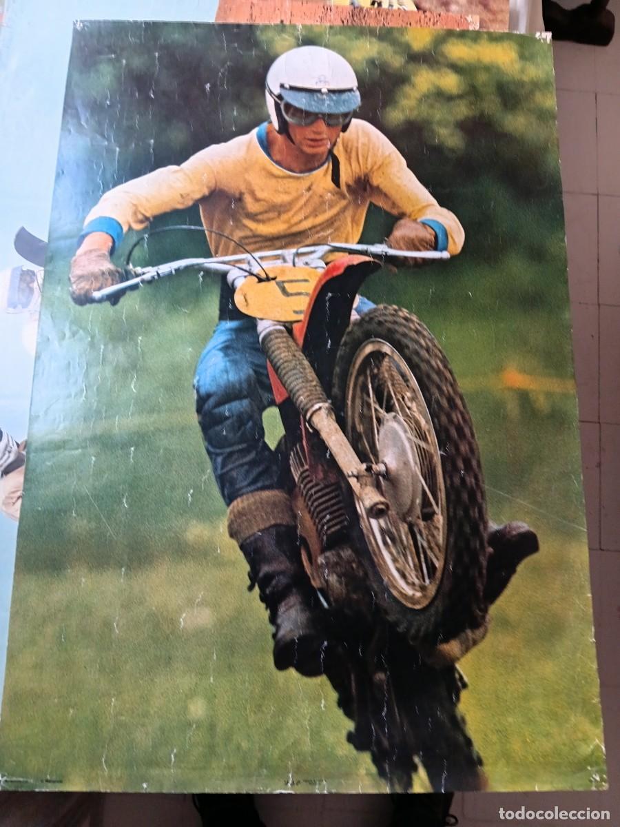 Coleccionismo deportivo: Poster de moto . MOTOCROSS . HANS MAICH . MAICO .