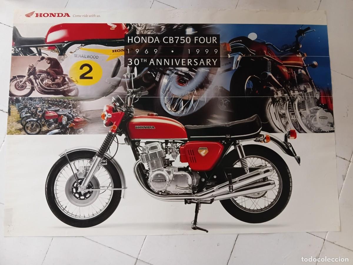 Coleccionismo deportivo: Poster de moto . HONDA . HONDA CB 750 FOUR .