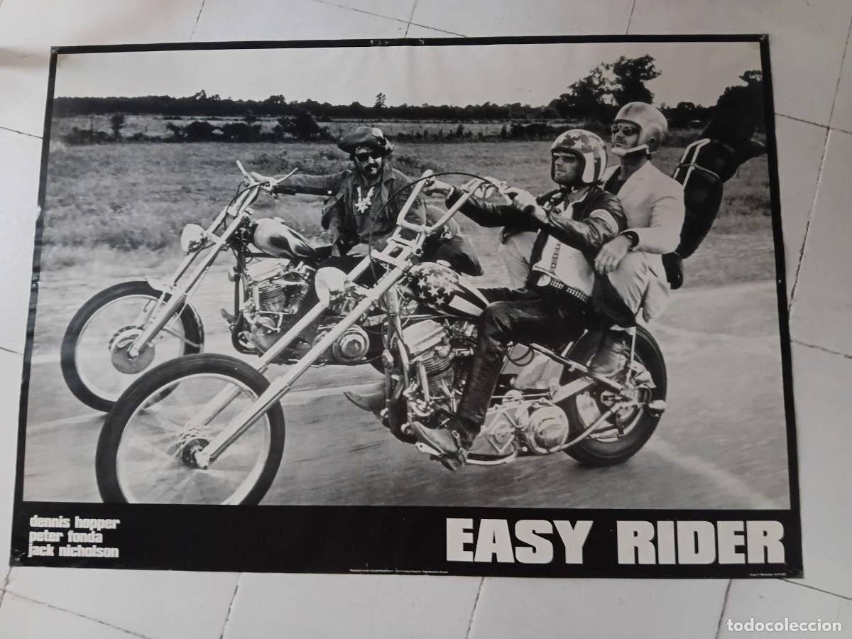 Coleccionismo deportivo: Poster de moto . EASY RIDER : original .
