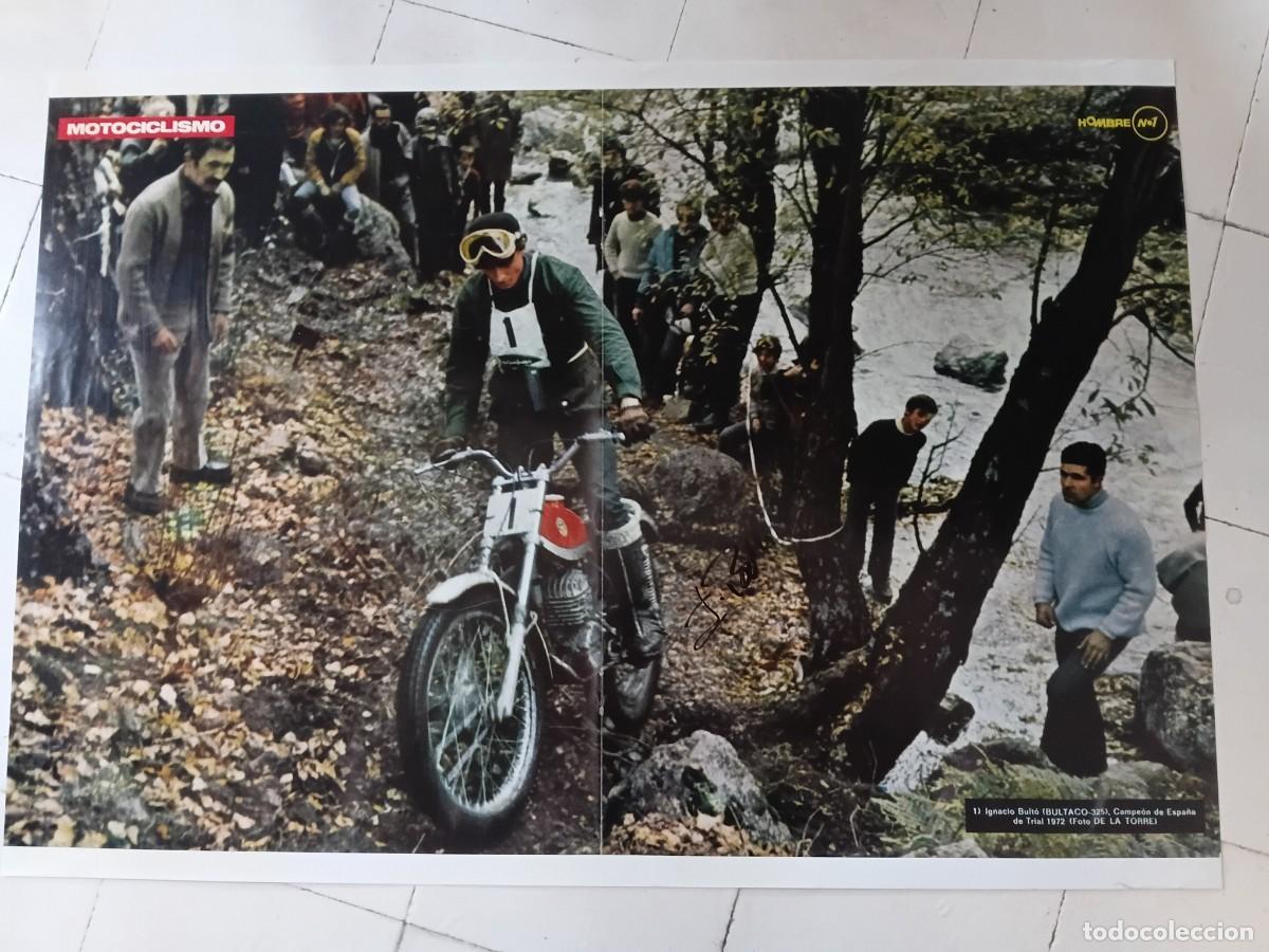 Coleccionismo deportivo: Poster de moto . BULTACO Sherpa 325 . IGNACIO BULTO .