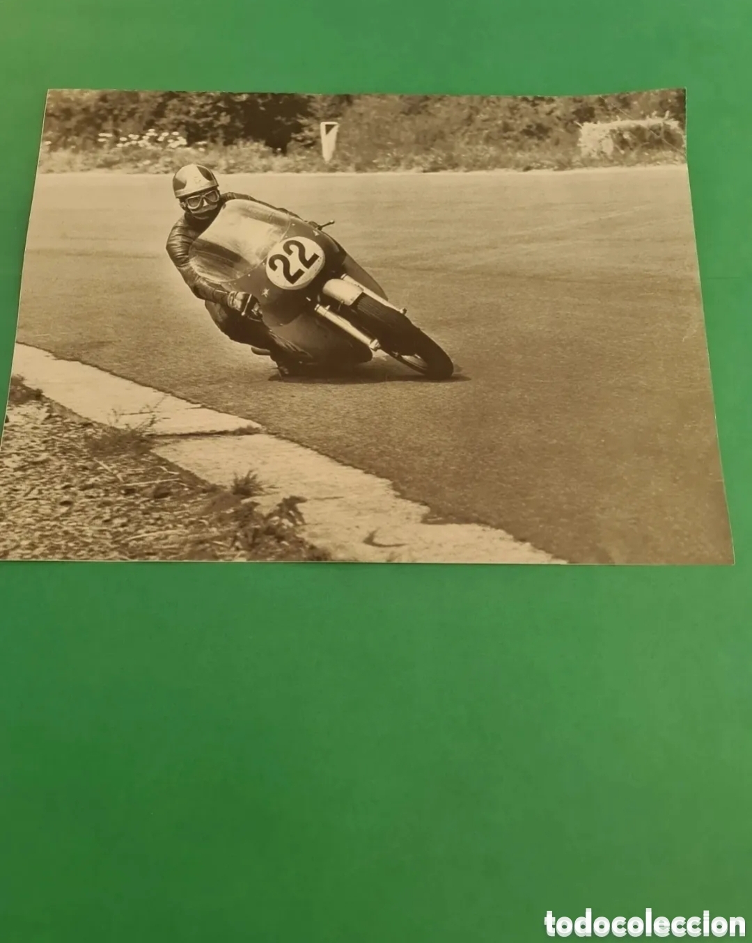 Collezionismo sportivo: Foto cartel piloto Gp. Giacomeo Agostini.