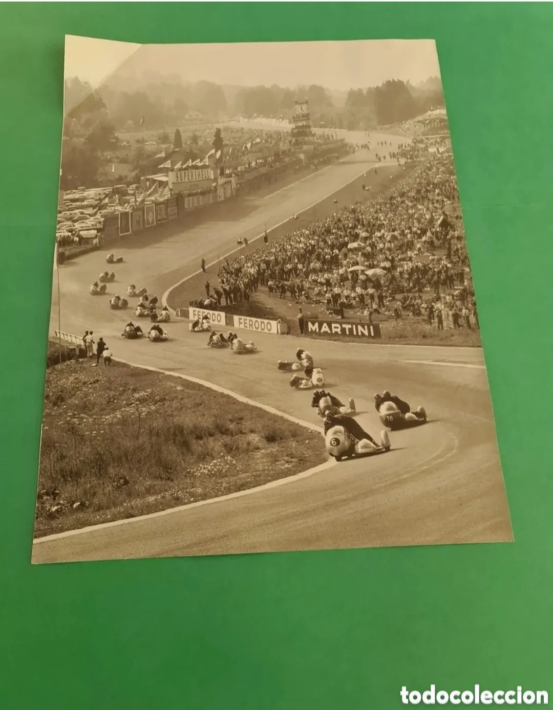 Collezionismo sportivo: Foto cartel, Motos GP. Belgique.