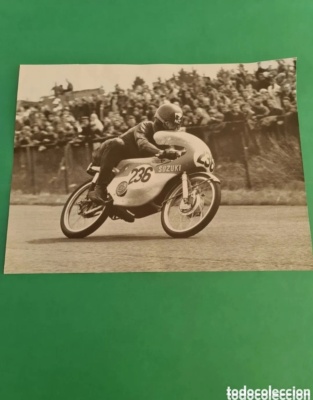 Collezionismo sportivo: Foto cartel, HUGH ANDERSON. Piloto motociclismo GP