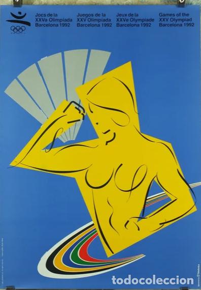 Collezionismo sportivo: Cartel poster Original Olimpiadas Barcelona 92 - Ricard Badia - 50x70 CM