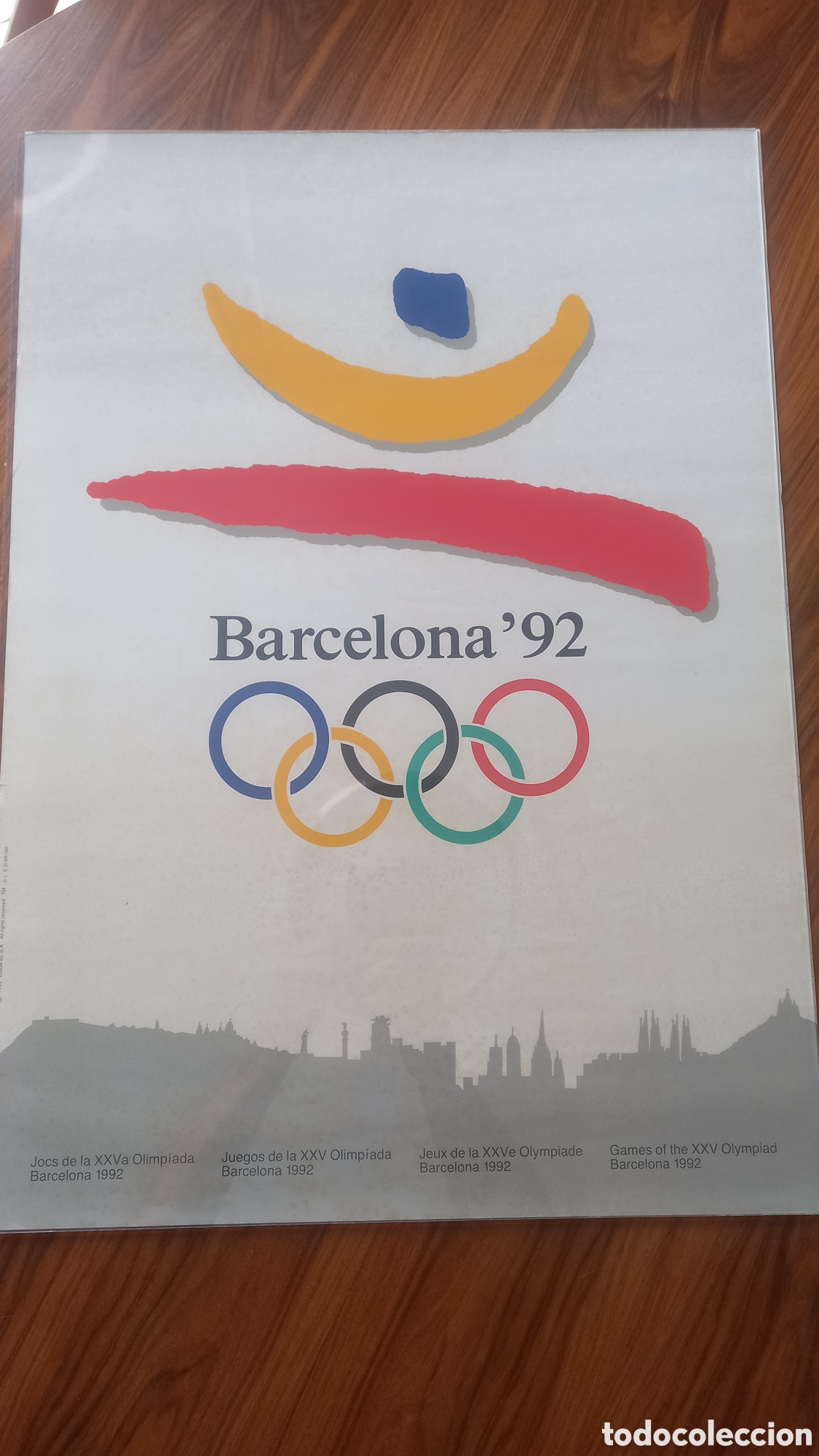 Coleccionismo deportivo: Olimpiadas Barcelona 1992. Cartel oficial 70 x 50 ctms