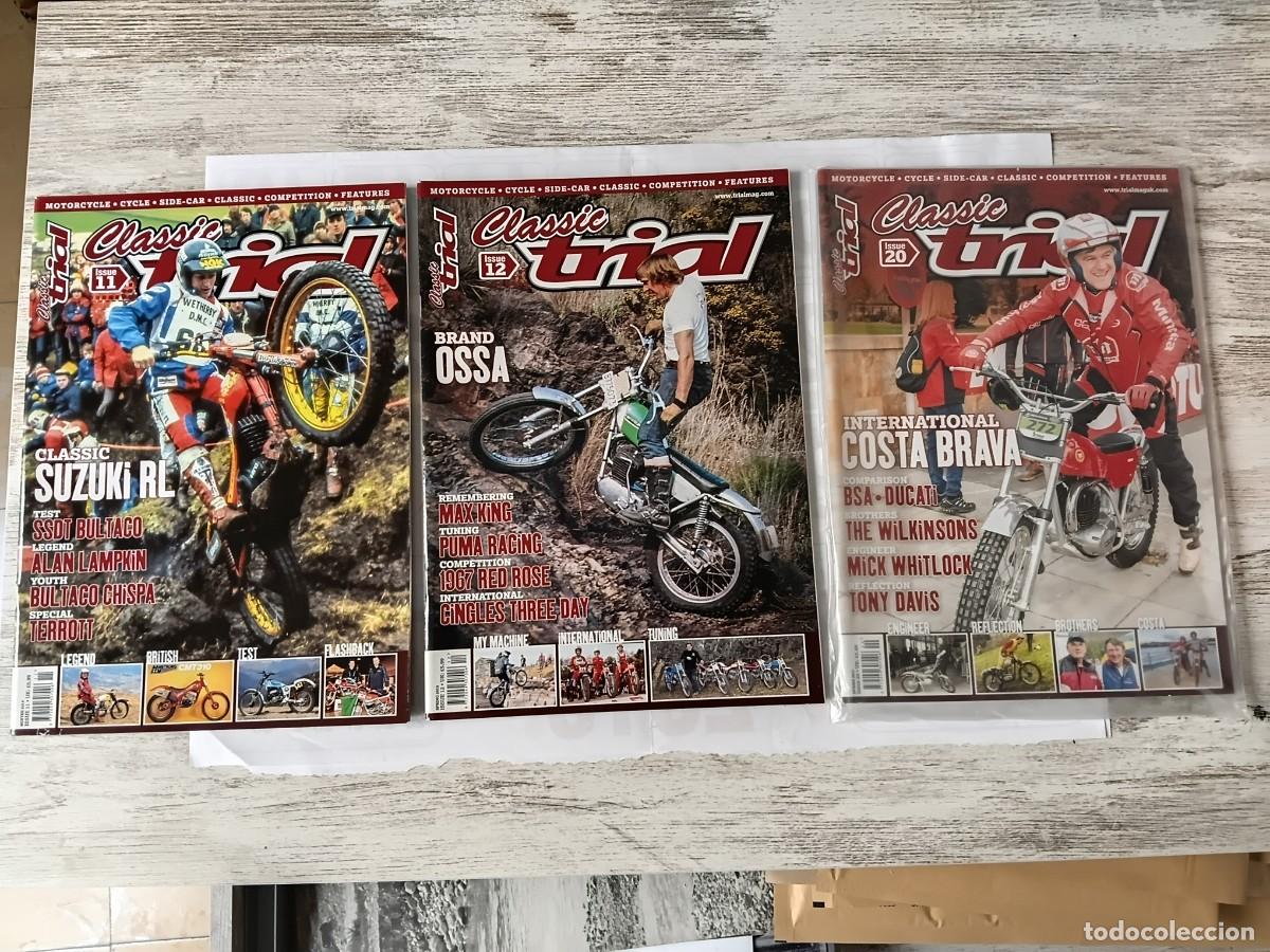 Coleccionismo deportivo: Lote de 3 revistas . CLASSIC TRIAL . inglesa .