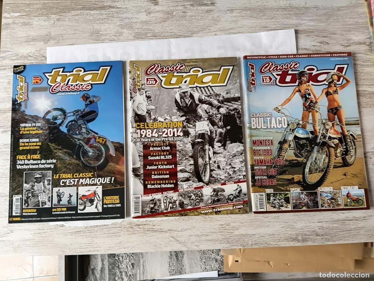 Coleccionismo deportivo: Lote de 3 revistas moto . CLASSIC TRIAL .