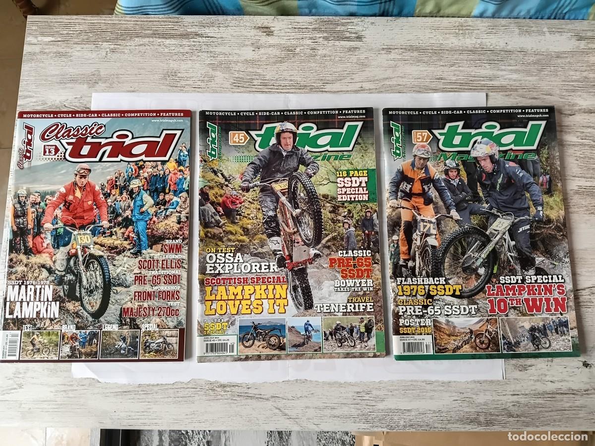Coleccionismo deportivo: Lote de 3 revistas moto .CLASSIC TRIAL y TRIAL MAGAZINE .