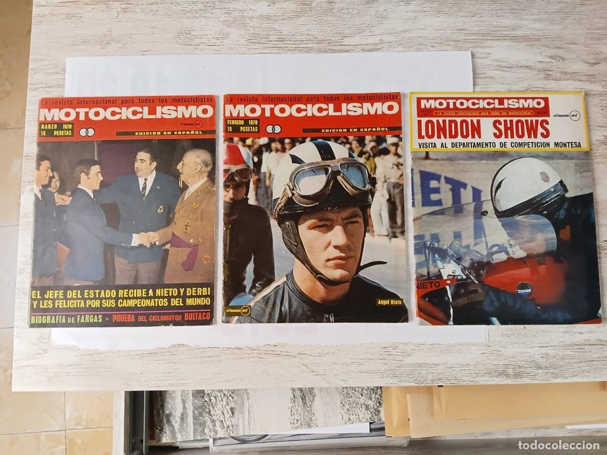 Sammelleidenschaft Sport: Lote de 3 revistas . MOTOCICLISMO . Especial ANGEL NIETO .