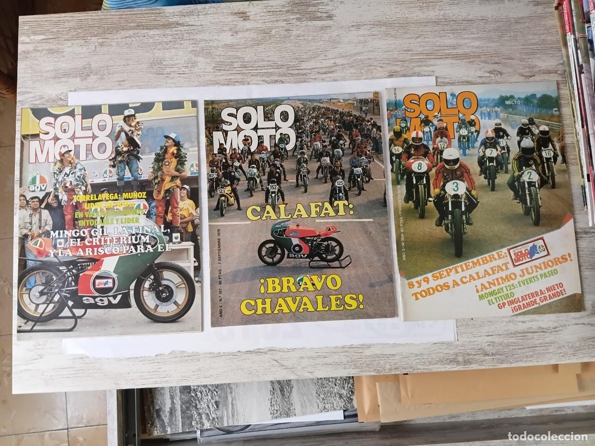 Sports collectibles: Lote de 3 revistas moto . CRITERIUM SOLO MOTO .