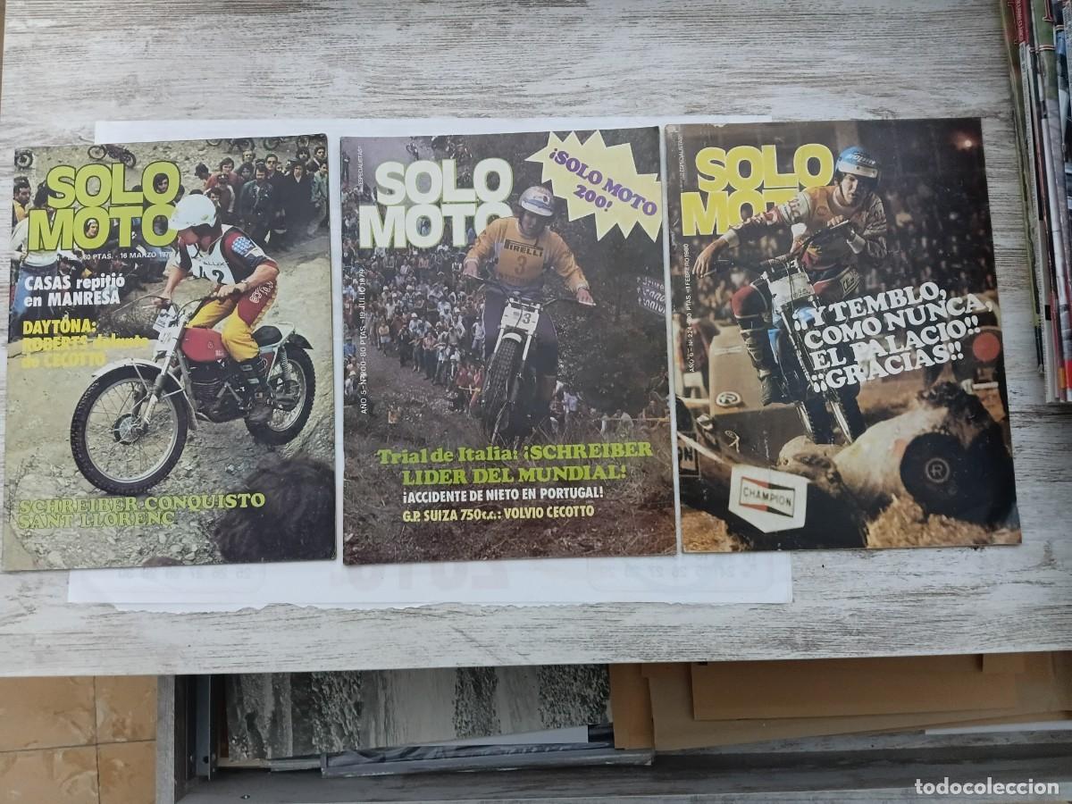 Sports collectibles: Lote de 3 revistas moto .BULTACO Sherpa 350 .