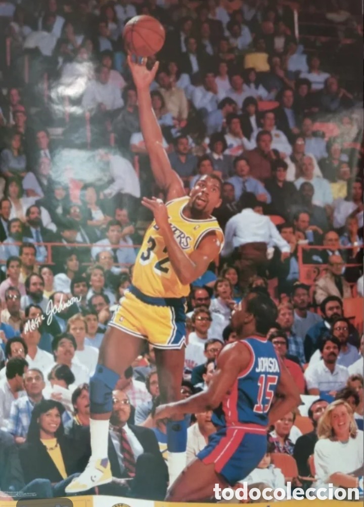 Coleccionismo deportivo: P&oacute;ster MAGIC JOHNSON NUEVO A ESTRENAR - Foto 2